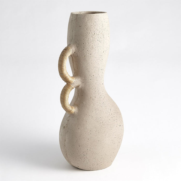 Global Views Hourglass Vase Sandstone