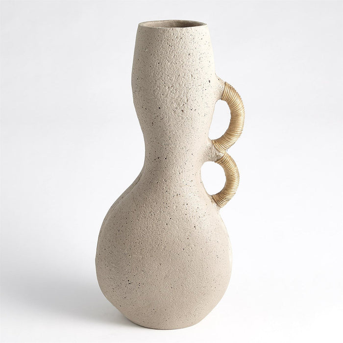 Global Views Hourglass Vase Sandstone