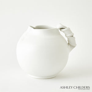 Global Views White Curt Pitchers