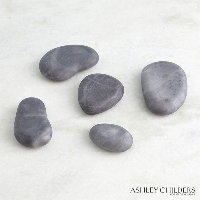 Global Views River Rocks - Set of 5 by Ashley Childers