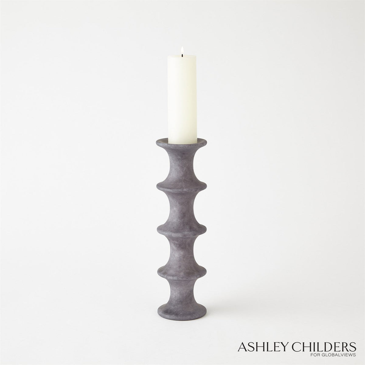 Global Views Ridge Candlestick by Ashley Childers