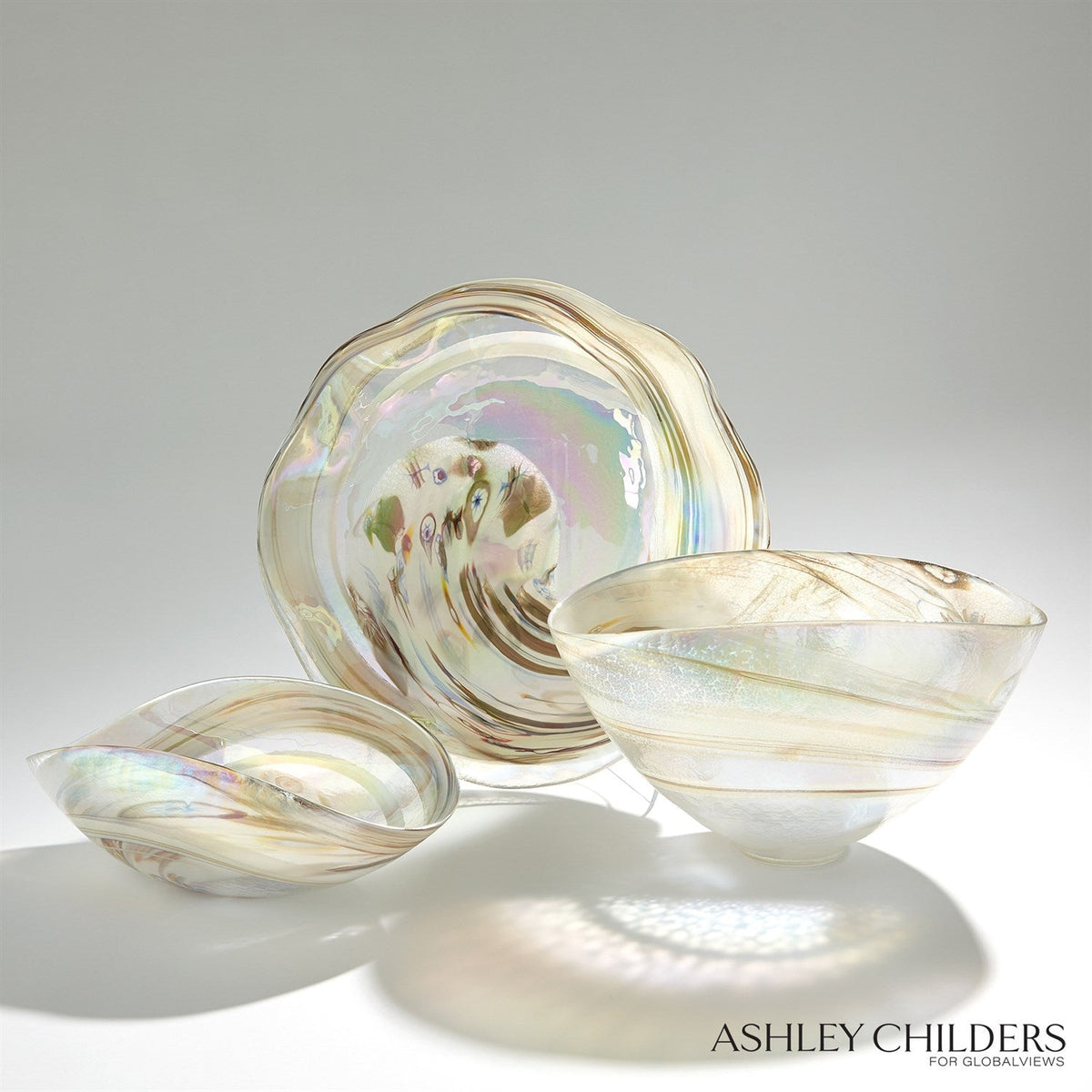 Global Views Maura Oval Bowl by Ashley Childers