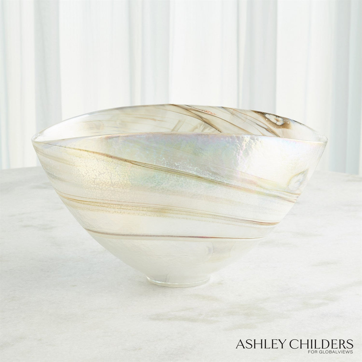 Global Views Maura Oval Bowl by Ashley Childers