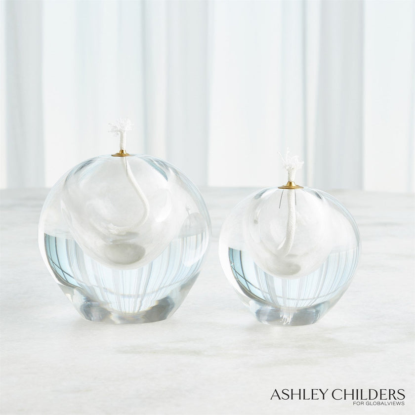 Global Views Clear Daphne Oil Candle