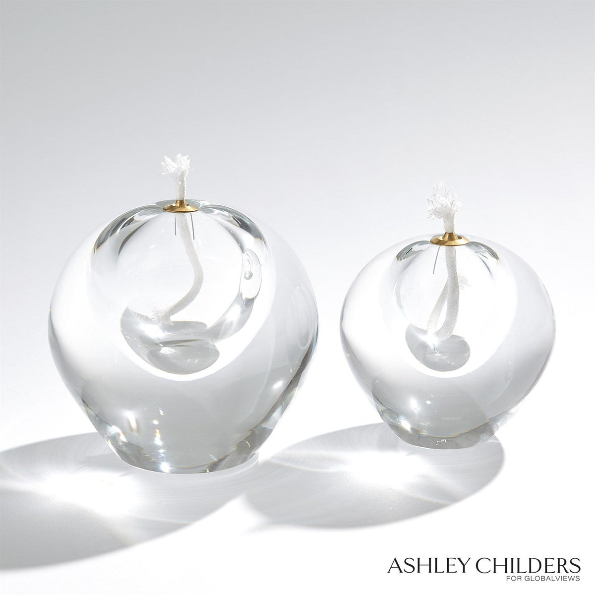 Global Views Clear Daphne Oil Candle