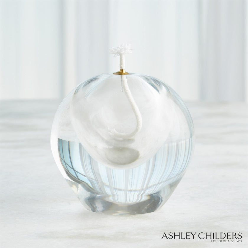 Global Views Clear Daphne Oil Candle