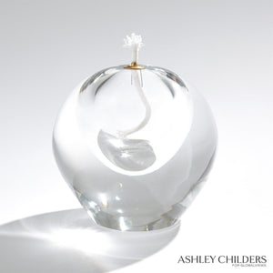Global Views Clear Daphne Oil Candle