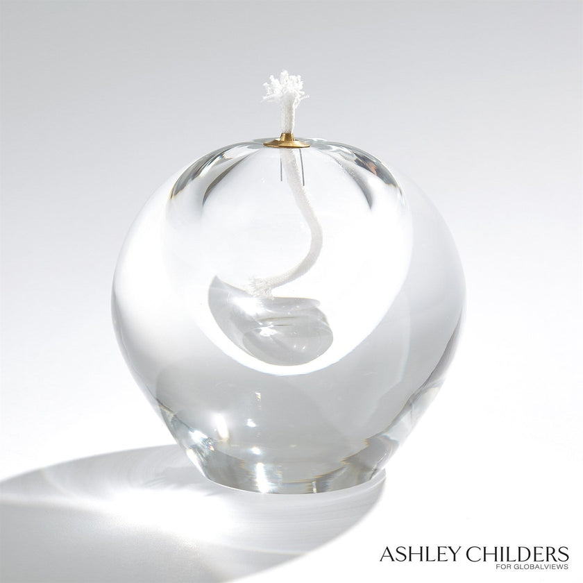 Global Views Clear Daphne Oil Candle