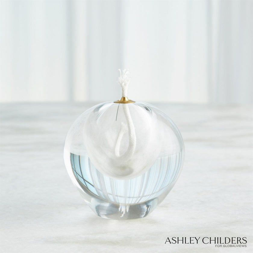 Global Views Clear Daphne Oil Candle