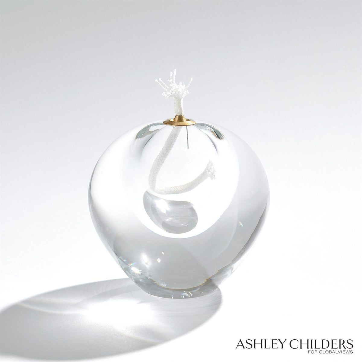 Global Views Clear Daphne Oil Candle