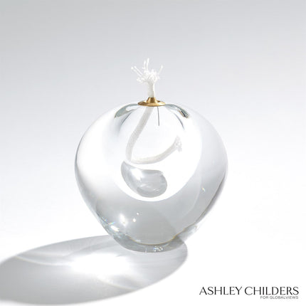 Global Views Clear Daphne Oil Candle
