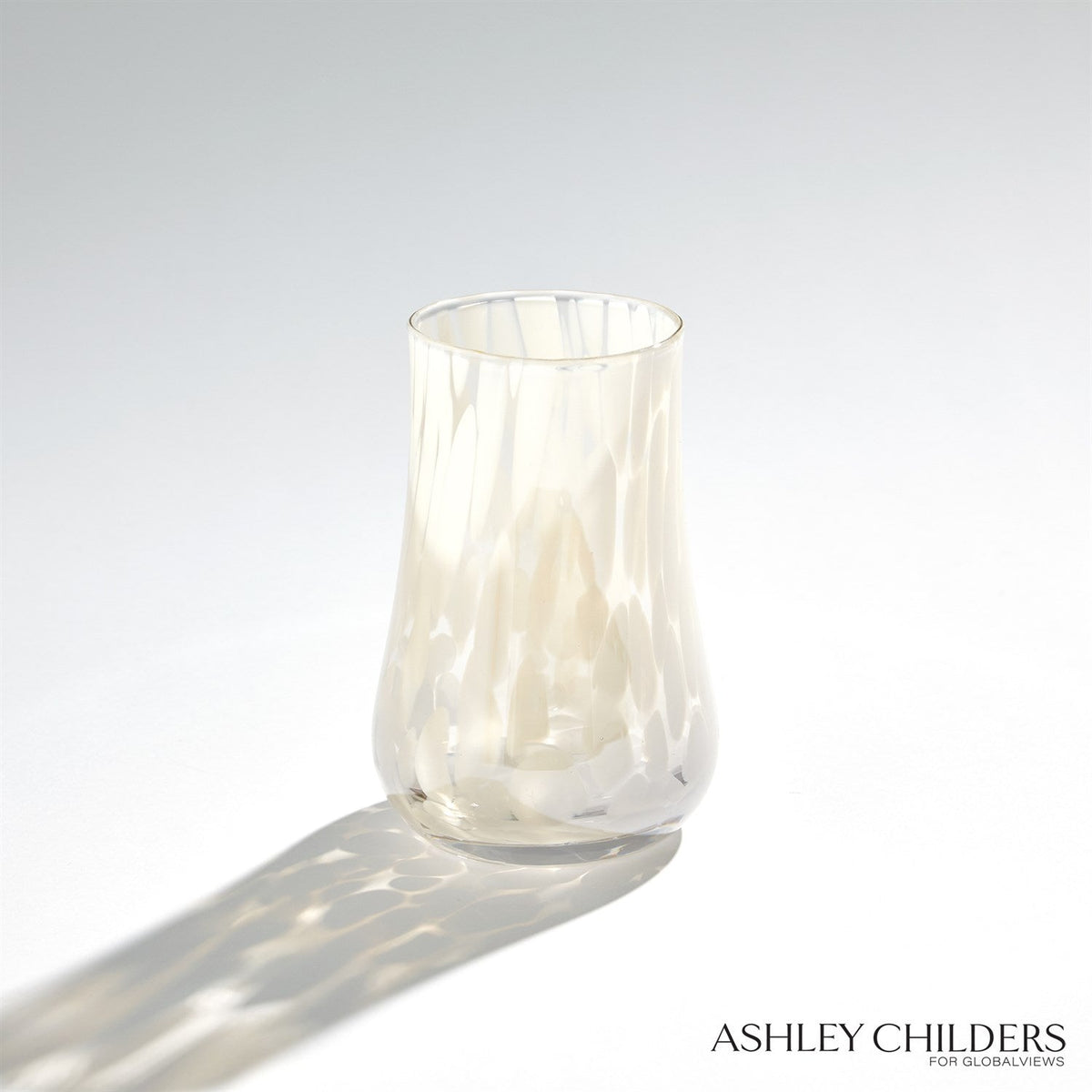 Global Views Hamish Glass Opal Dots by Ashley Childers