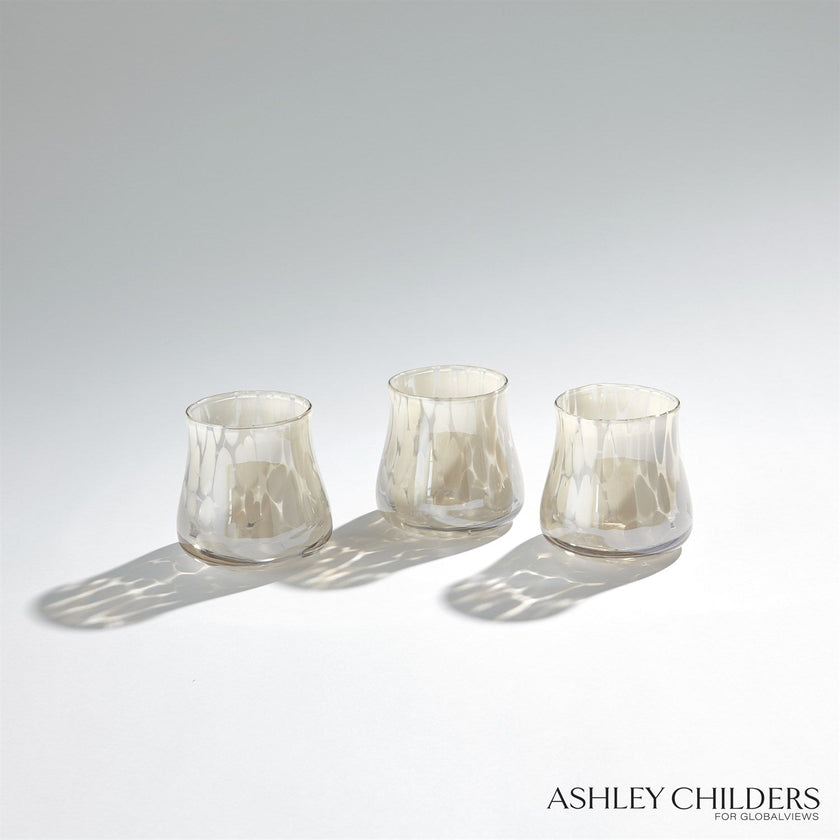 Global Views Hamish Glass Opal Dots by Ashley Childers