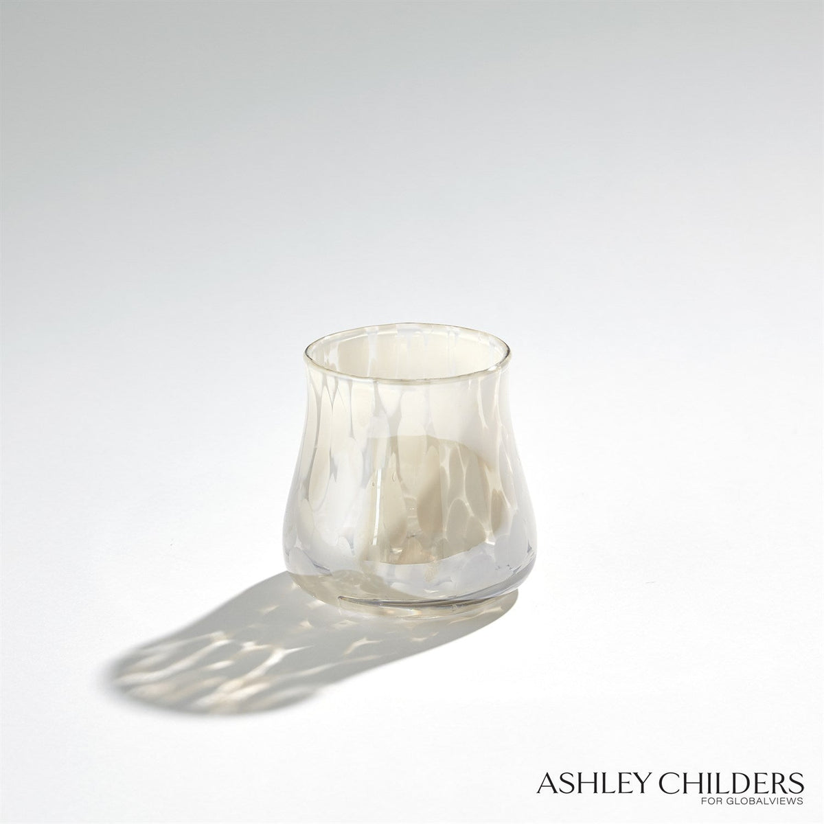 Global Views Hamish Glass Opal Dots by Ashley Childers