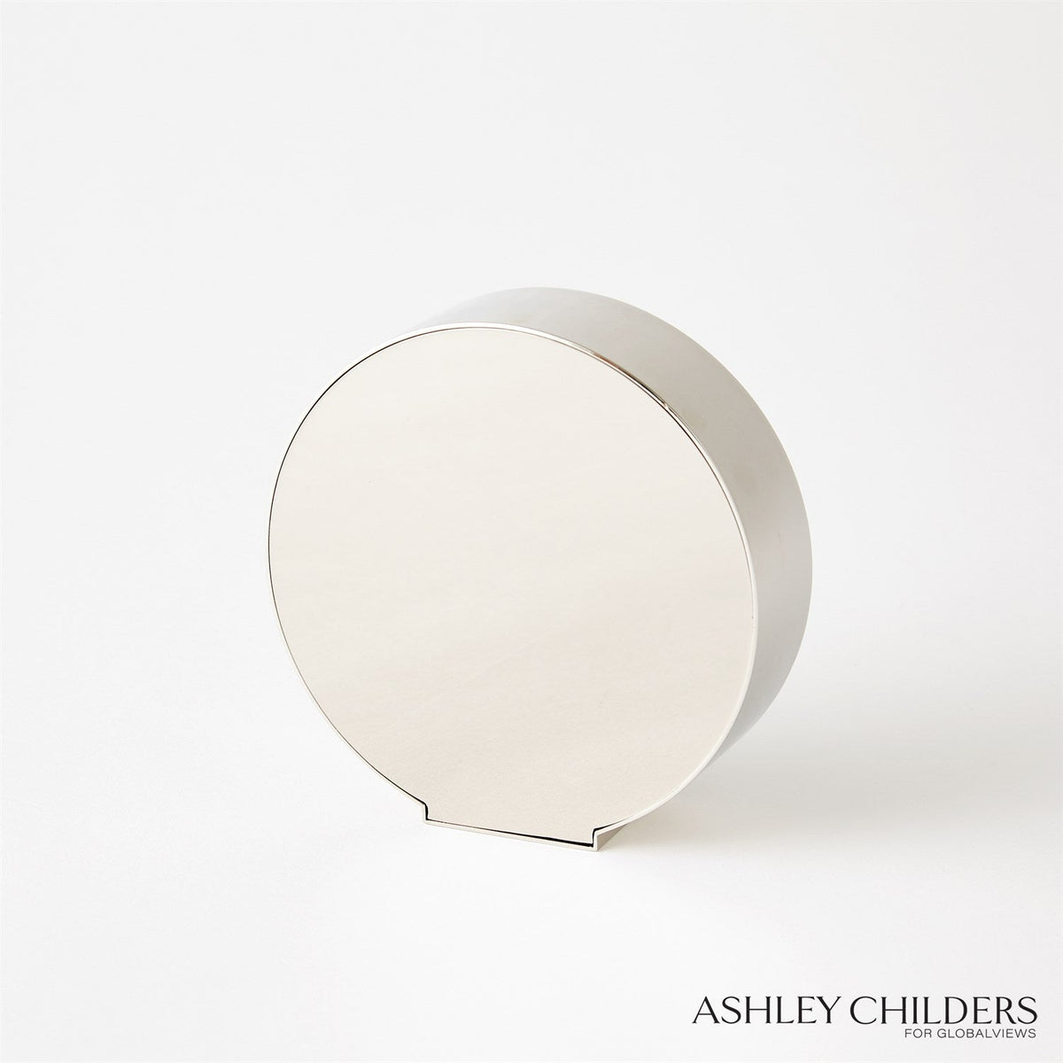 Global Views Brass Mother of Pearl Clock by Ashley Childers