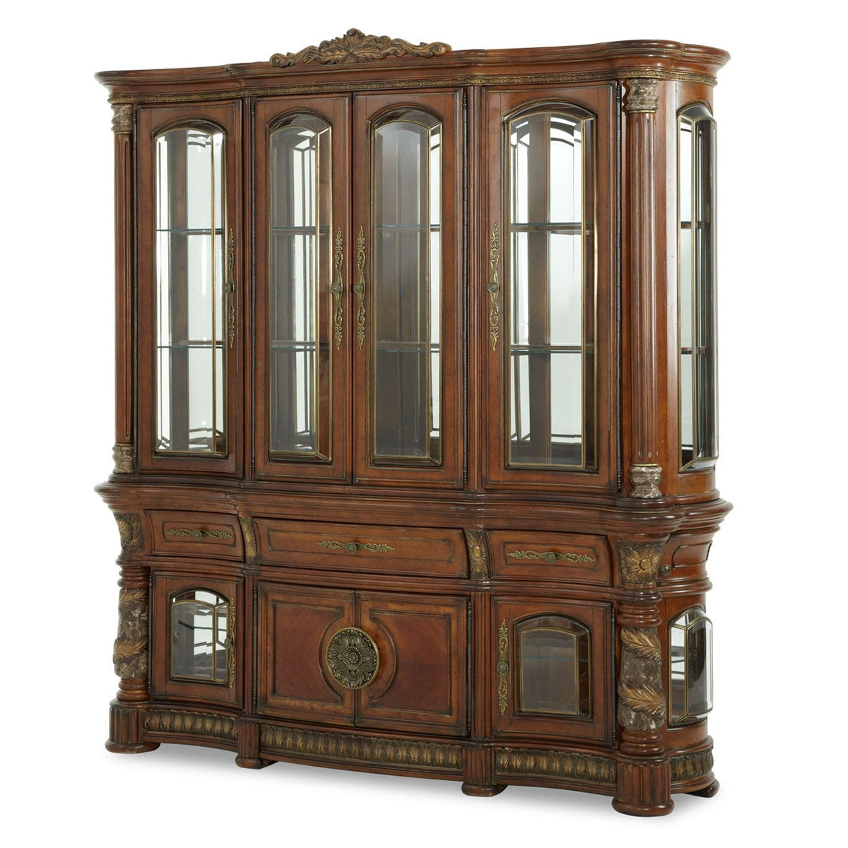 Michael Amini Villa Valencia China Buffet Display Cabinet