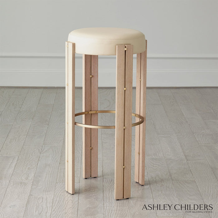 Global Views Paxton Bar Stool by Ashley Childers