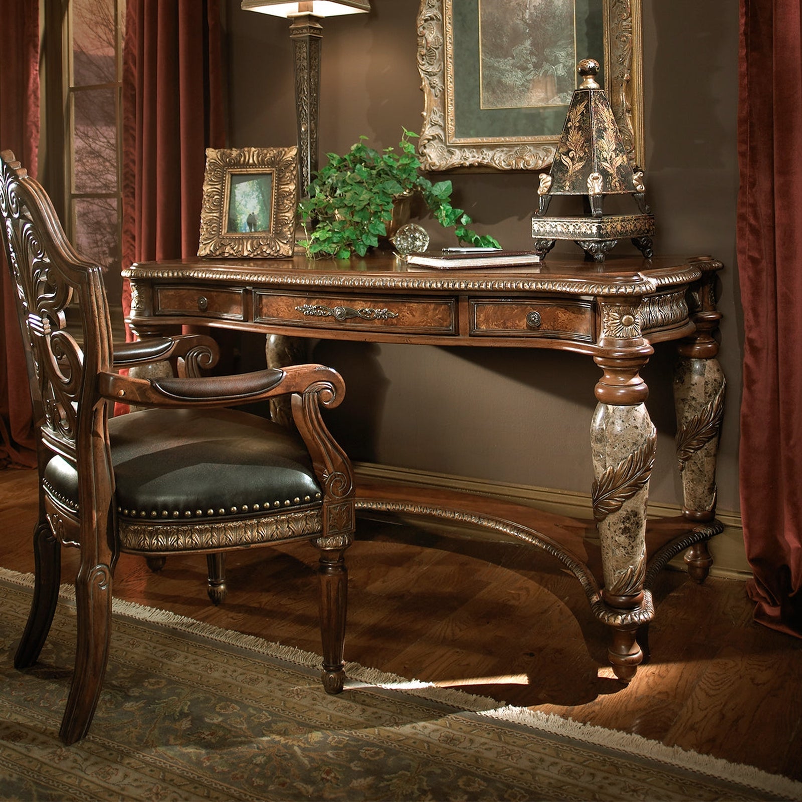 Michael Amini Villa Valencia Writing Desk