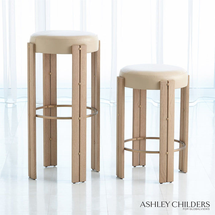 Global Views Paxton Bar Stool by Ashley Childers