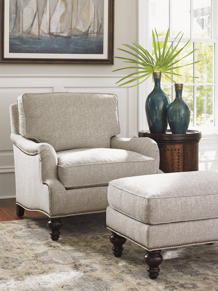Tommy Bahama Home Tommy Bahama Upholstery Amelia Ottoman
