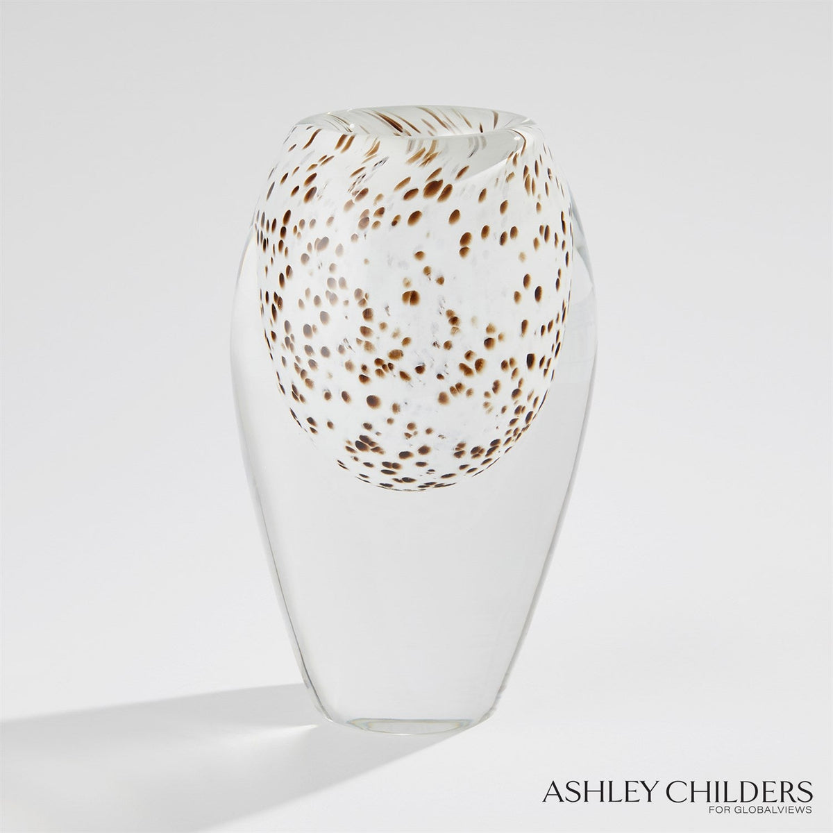 Global Views Brown Spots Livingston Vase
