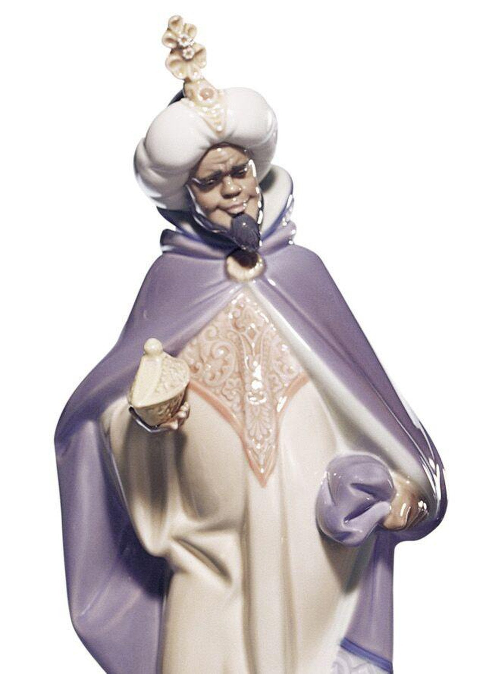 Lladro King Balthasar Nativity Figurine-II