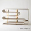 Global Views Traverse White Console by Ashley Childers