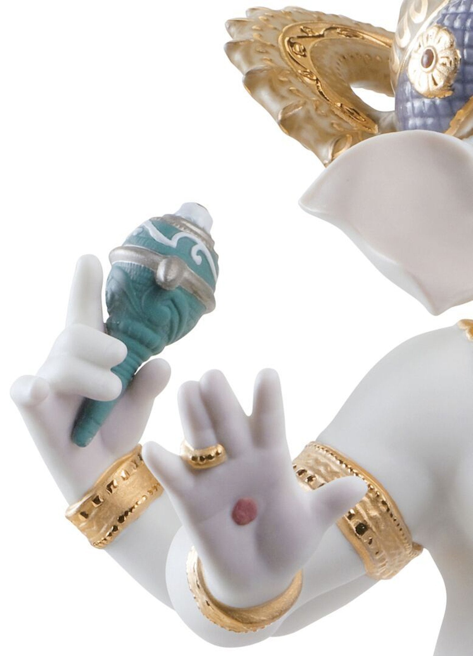 Lladro Dancing Ganesha Figurine Limited Edition
