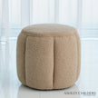 Global Views Tuffet Ottoman Sheepskin by Ashley Childers