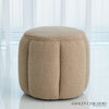 Global Views Tuffet Ottoman Sheepskin by Ashley Childers