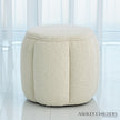 Global Views Tuffet Ottoman Sheepskin by Ashley Childers