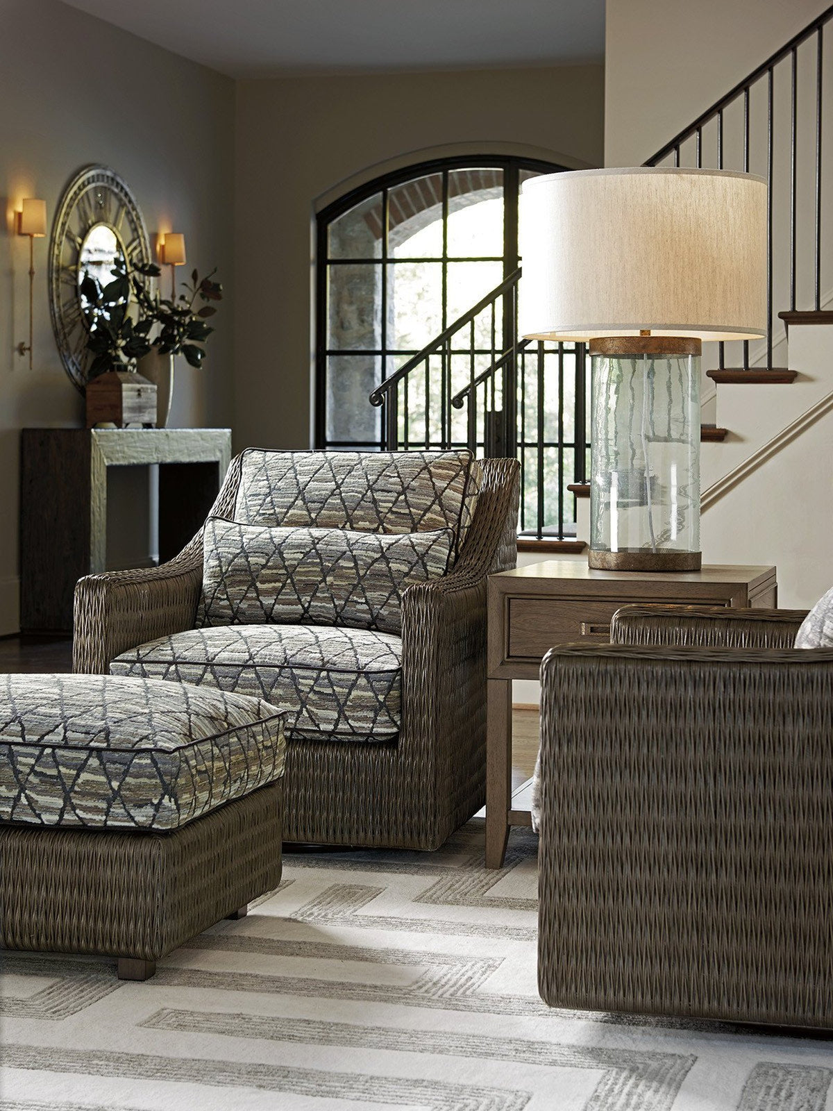Tommy Bahama Home Cypress Point Hayes Ottoman