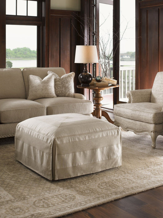 Lexington Upholstery Jasmine Cocktail Ottoman