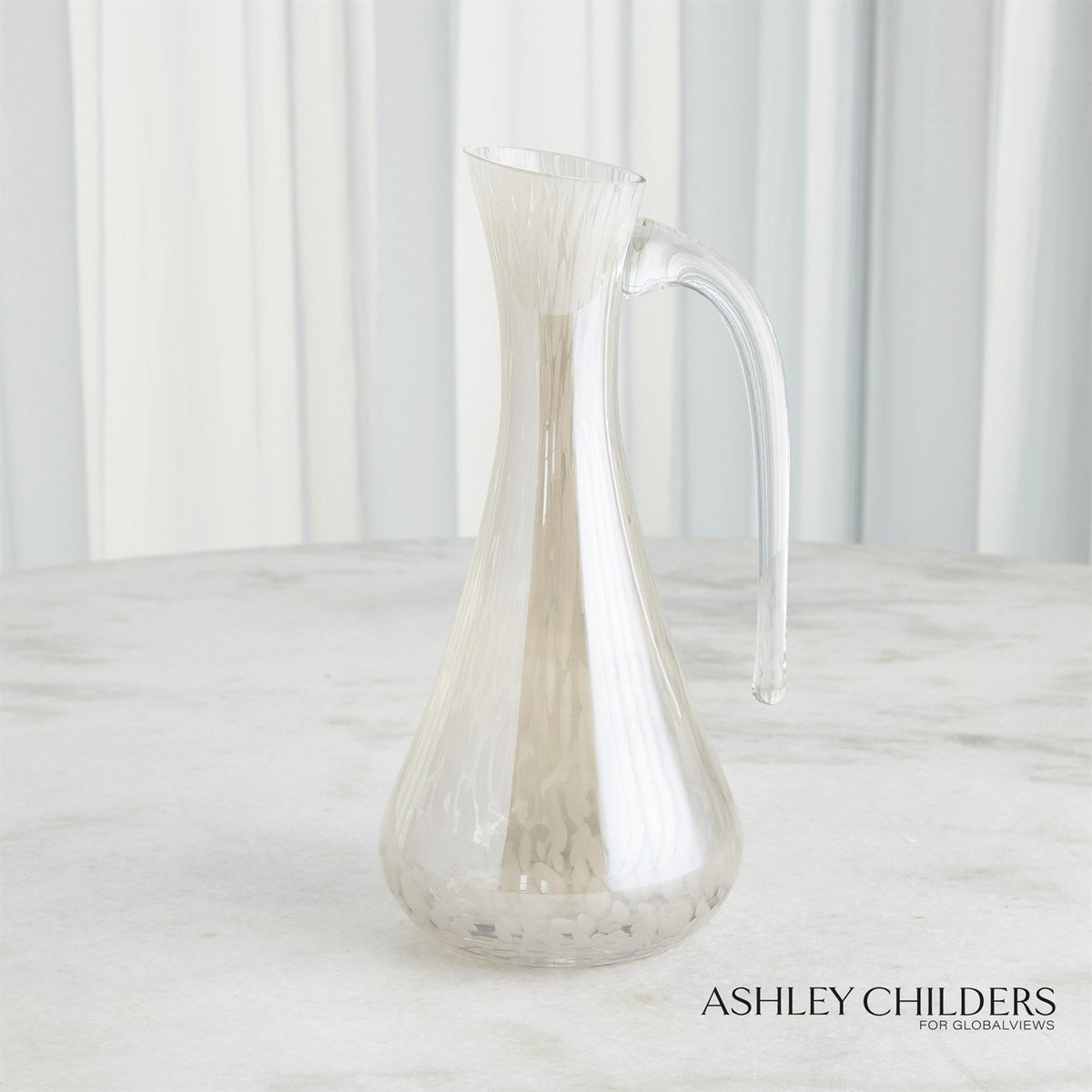 Global Views Hamish Pitcher-Opal Dots by Ashley Childers Clearance