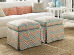 Tommy Bahama Home Ivory Key Half Moon Caye Ottoman