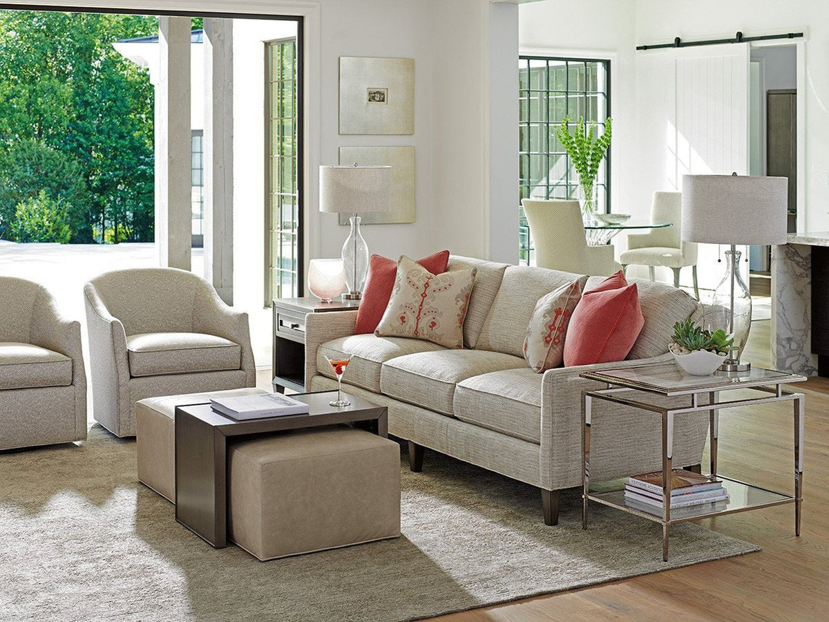 Lexington Ariana Savona Cocktail Ottoman With Slide