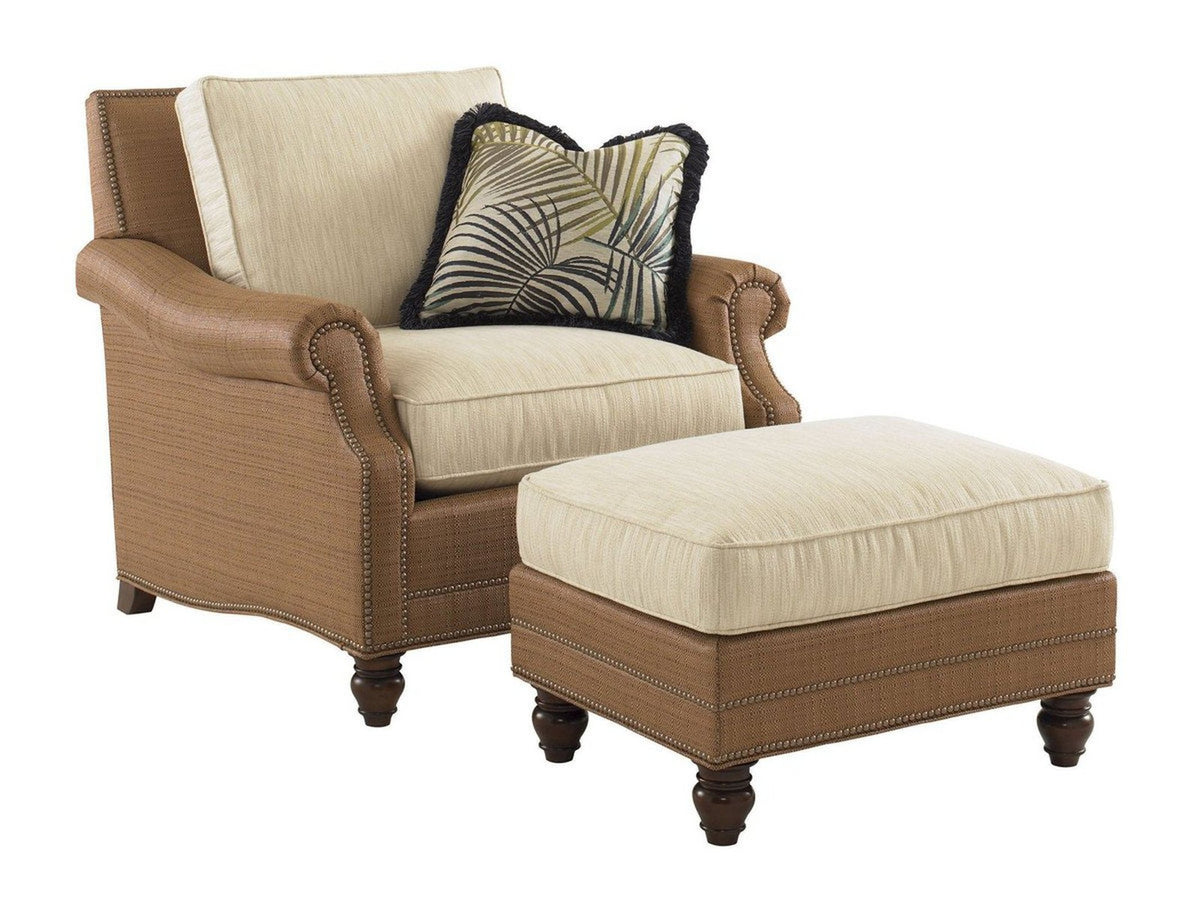 Tommy Bahama Home Tommy Bahama Upholstery Shoal Creek Ottoman