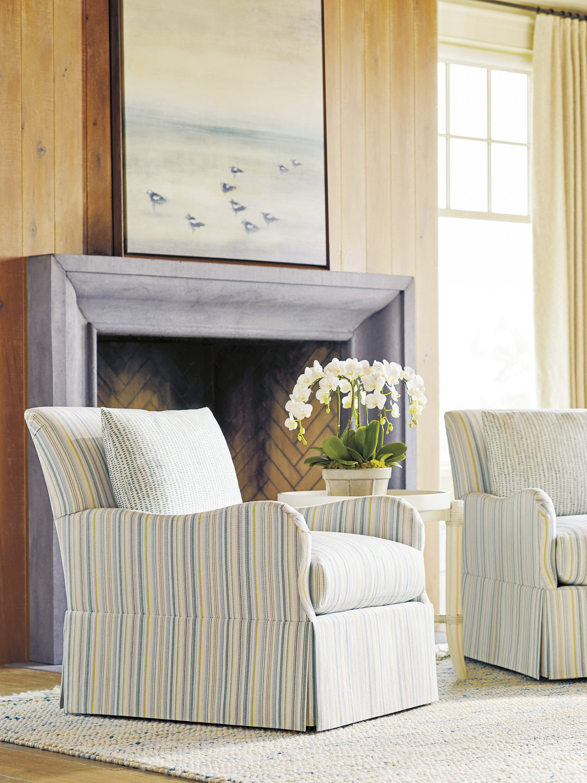 Tommy Bahama Home Ocean Breeze Palm Frond Chair (Without Swivel)