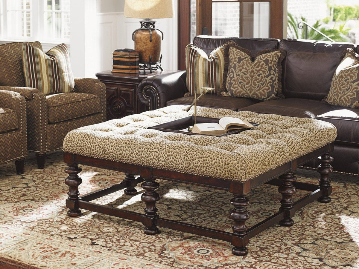 Tommy Bahama Home Tommy Bahama Upholstery Heather Cocktail Ottoman