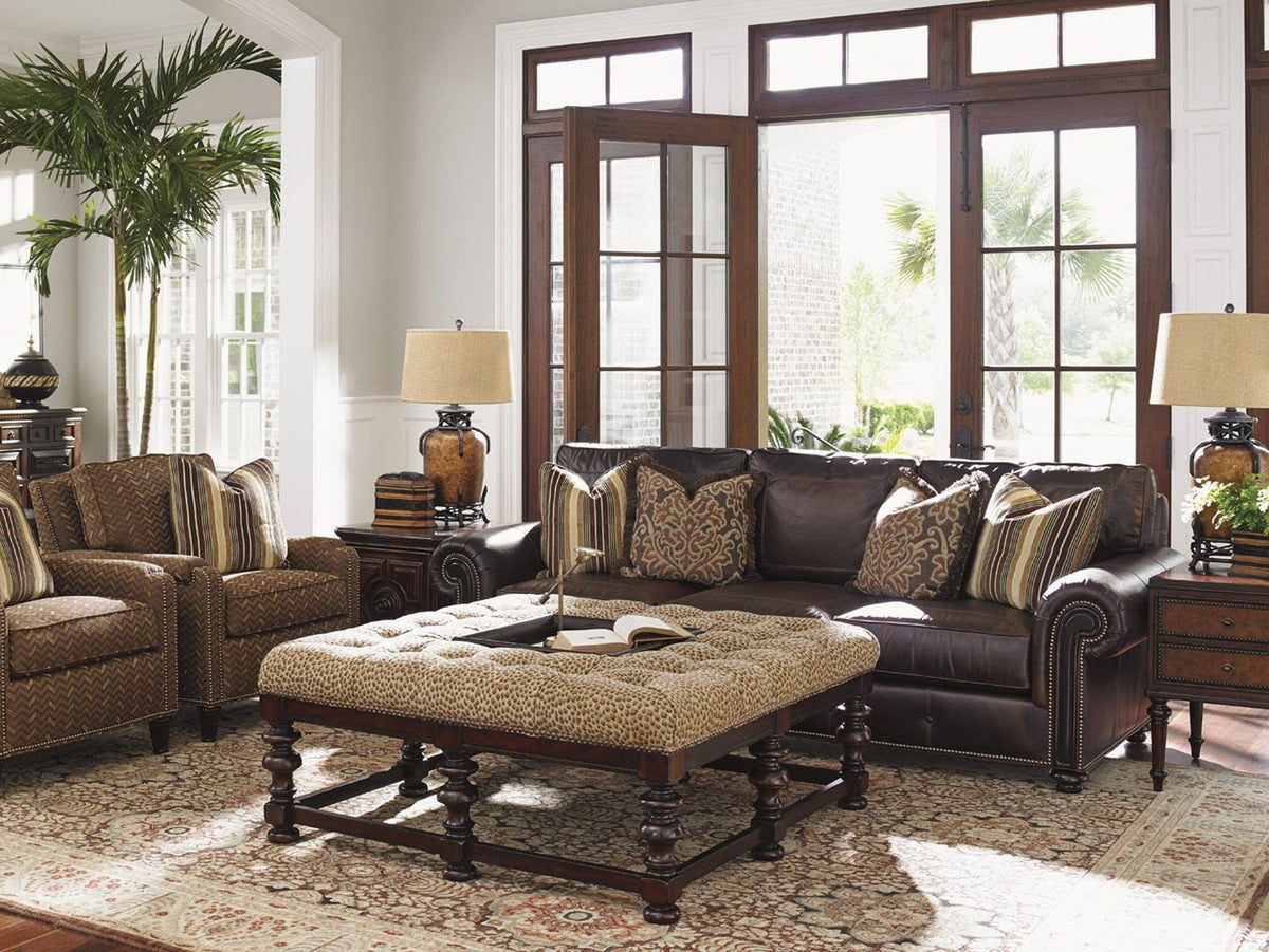 Tommy Bahama Home Tommy Bahama Upholstery Heather Cocktail Ottoman
