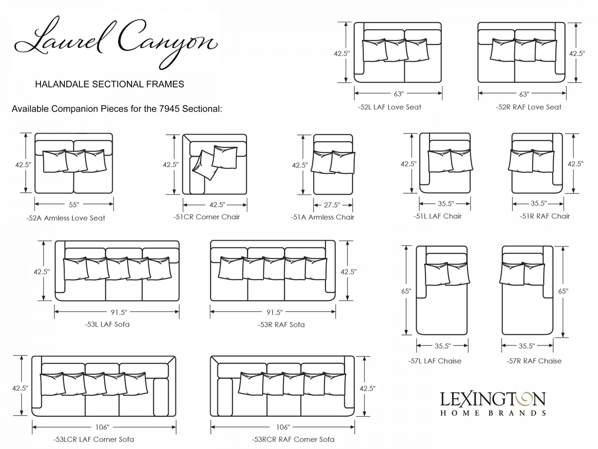 Lexington Laurel Canyon Halandale Sectional 2