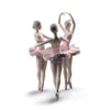 Lladro Our Ballet Pose Dancers Figurine