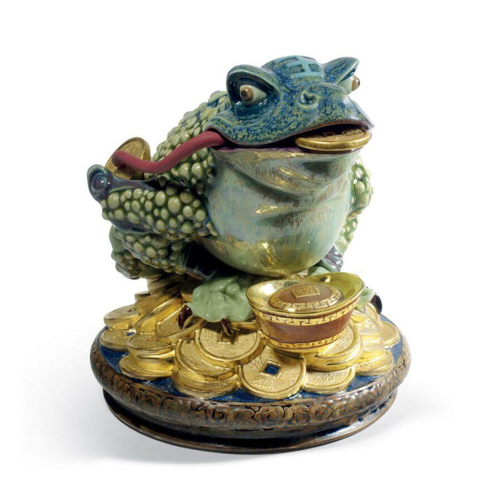 Lladro Hoptoad Figurine Limited Edition