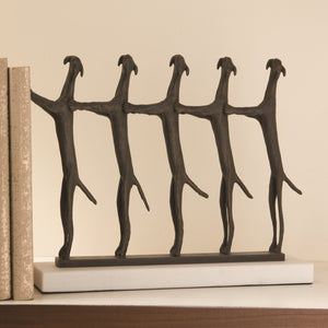 Global Views Golden Conga Line Bookends
