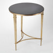 Global Views Round French Square Leg Table