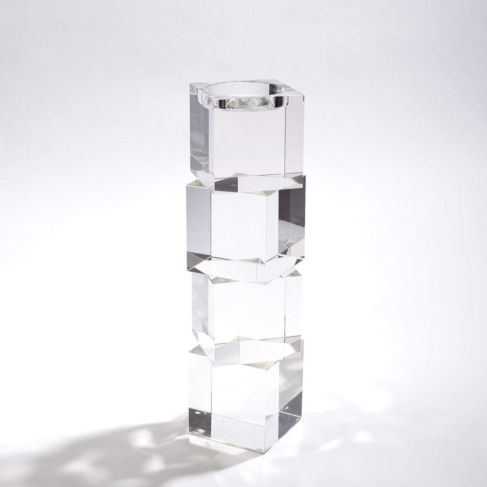 Global Views Escalier Pillar Candle Holder