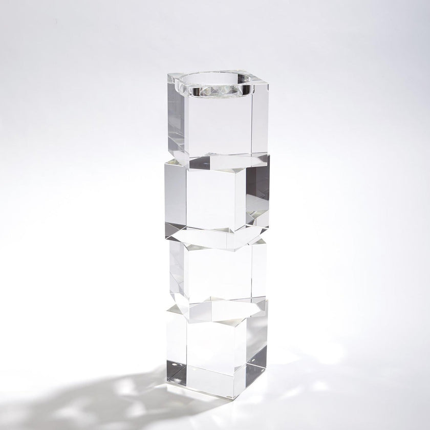 Global Views Escalier Pillar Candle Holder