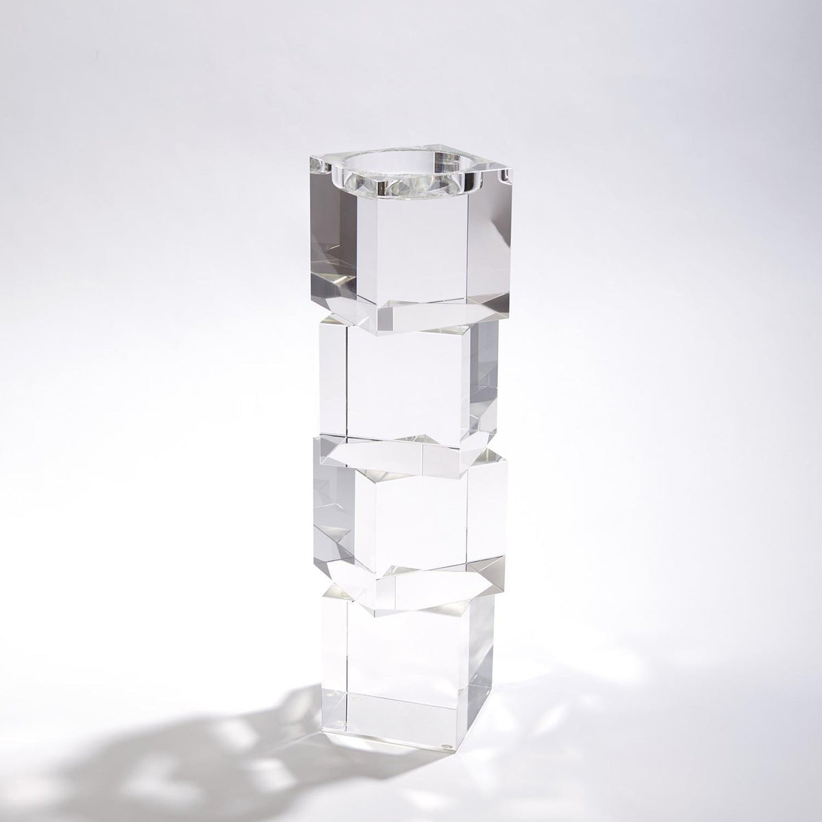 Global Views Escalier Pillar Candle Holder