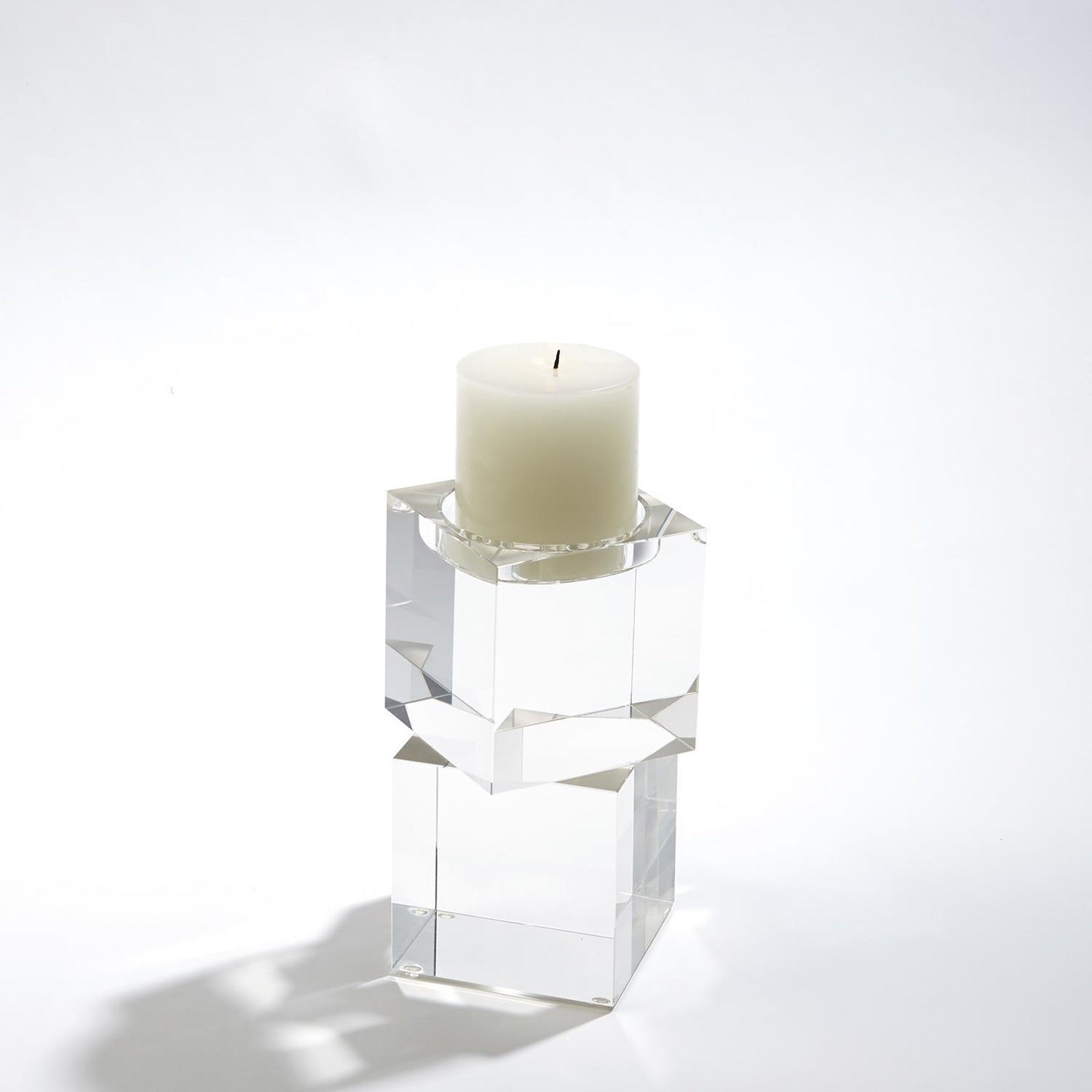 Global Views Escalier Pillar Candle Holder