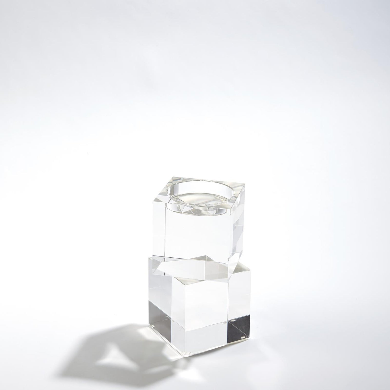 Global Views Escalier Pillar Candle Holder